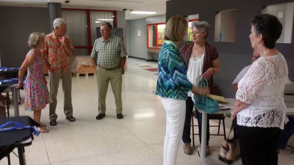 <p><font size="3">Nile &amp; Nancy (Harriman) Packer<br />
Robert Denning<br />
Sherri Leininger<br />
Michael Richard Sitting and wife Nancy standing by him<br />
Pam(&nbsp; Pepper) Lingelbach</font></p>