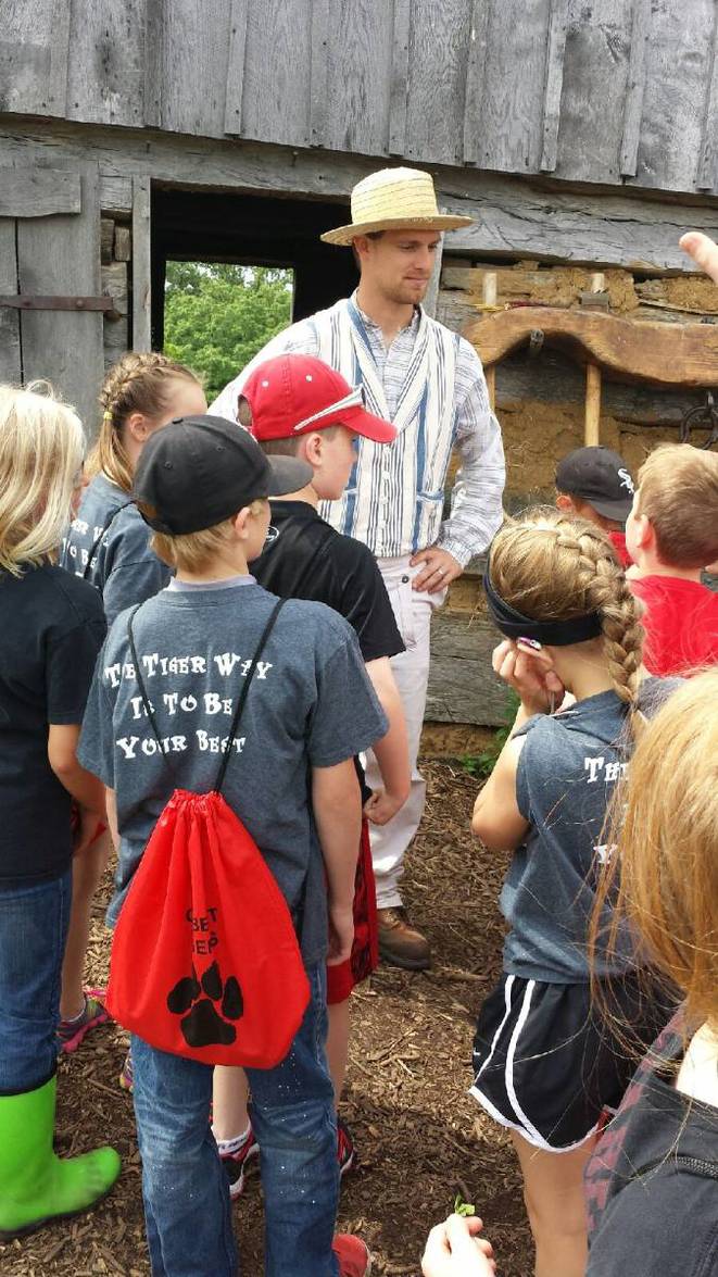<p>&nbsp; 4th Grade Living History Farm Field Trip</p>